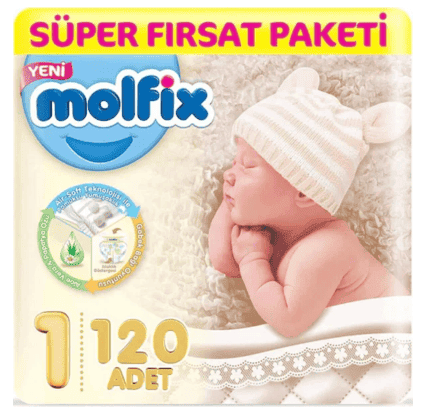 Molfix Süper Fırsat Paketi No 1 120 Adet
